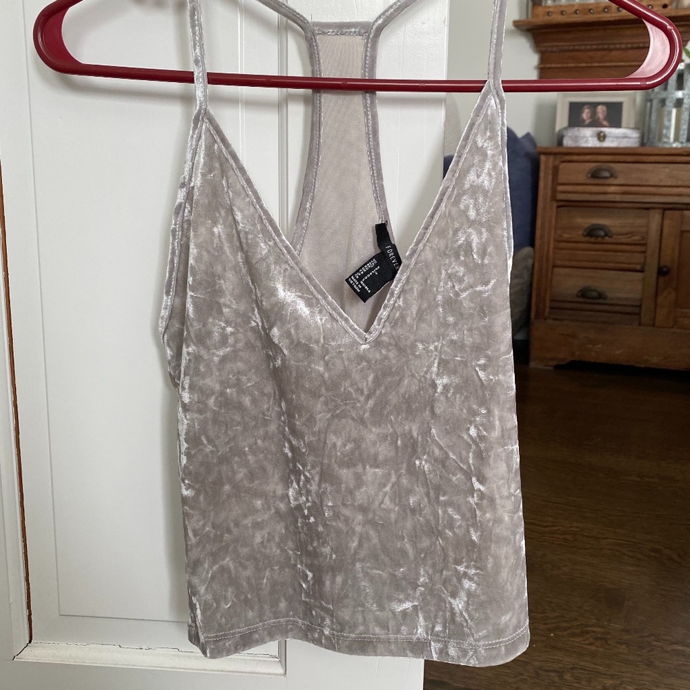 Velvet Gray Tank Top